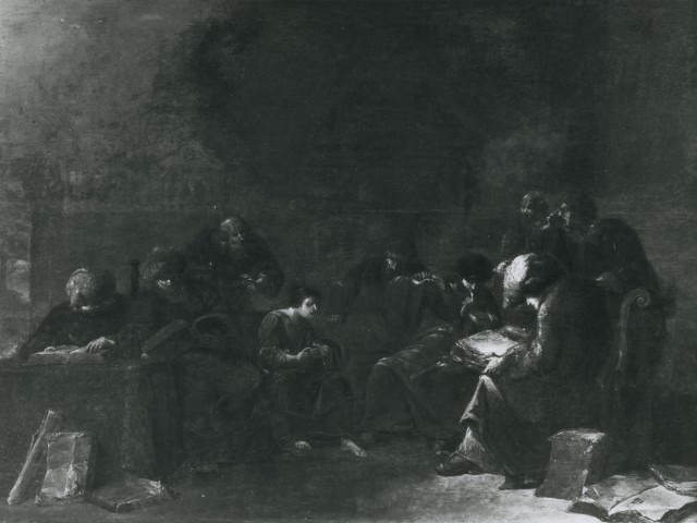 A. C. Cooper — Bramer Leonard - sec. XVII - Disputa di Gesù con i dottori del Tempio — insieme